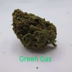 image of green gas strain available for weed delivery in halifax